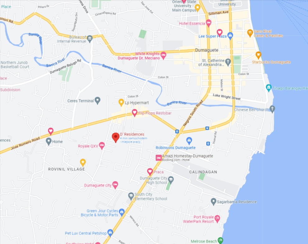 D Residences – Mapy Google - Motorbike Rental Dumaguete